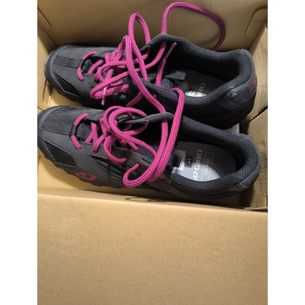 GIRO Cadet W, 40, Black, Women's, Carbon Sole, BOA Dial, Cycling Shoe